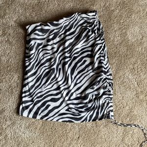 Princess polly zebra print skirt
